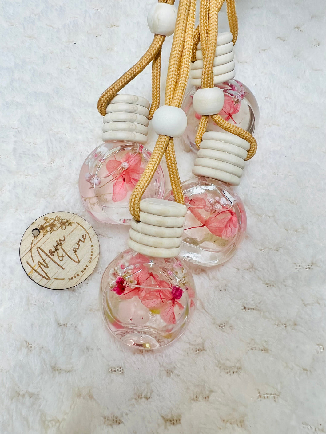 Cherry Blossom Botanical Crystal Infused Car Diffusers